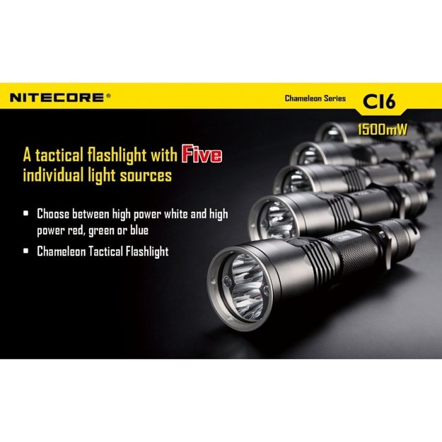 Nitecore CI6 Chameleon žibintuvėlis