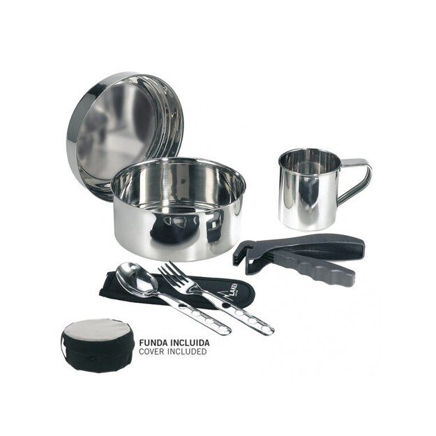 Turistinių puodų ir indų rinkinys Laken St. Steel Cooking Set 1 p. 17 cm