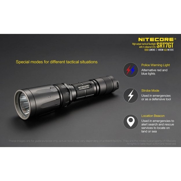 Nitecore SRT7GT žibintuvėlis