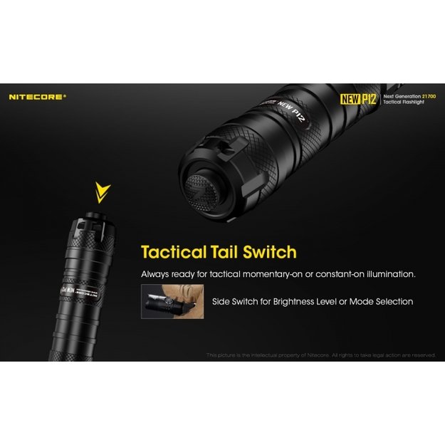 Nitecore NEW P12 žibintuvėlis