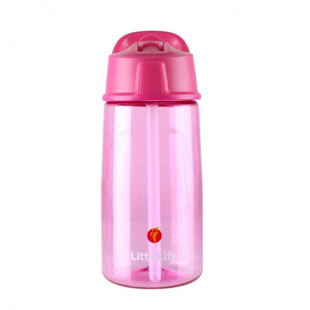 Littlelife Flip Top Water Bottle 550 ml - Pink