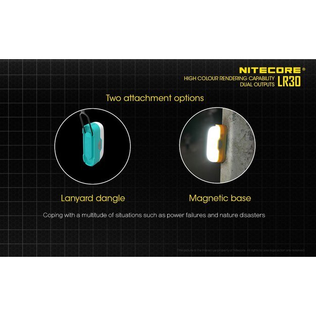 Nitecore LR30 LED lempa