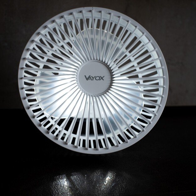 Vayox Настольный перезаряжаемый вентилятор с подсветкой 6xSMD VA0337W Белый
