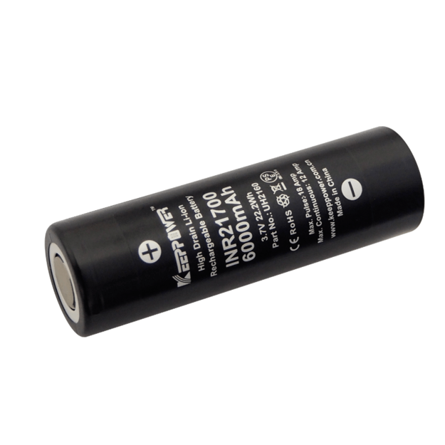 Keeppower INR21700 6000 mAh, 3,6-3,7 V ličio jonų baterija 12A UH2160