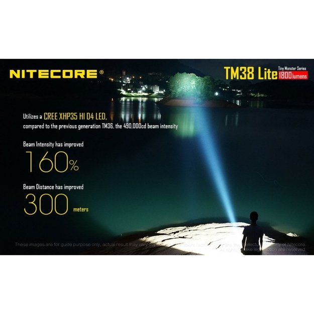 Nitecore TM38 Lite žibintuvėlis