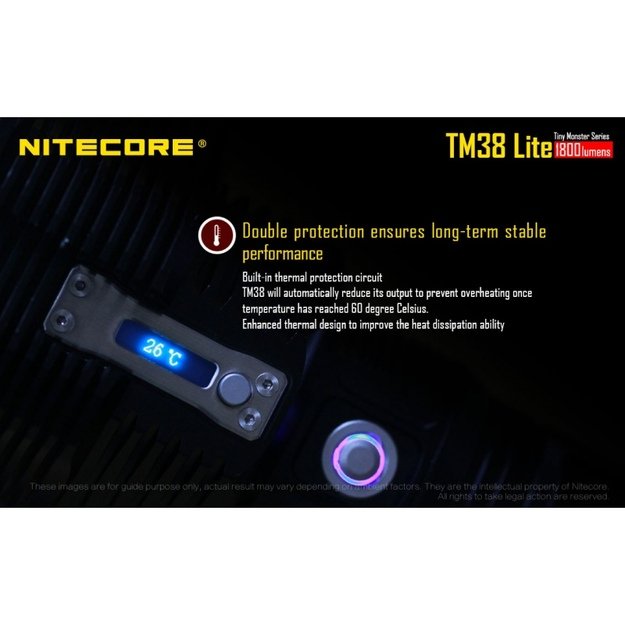 Nitecore TM38 Lite žibintuvėlis