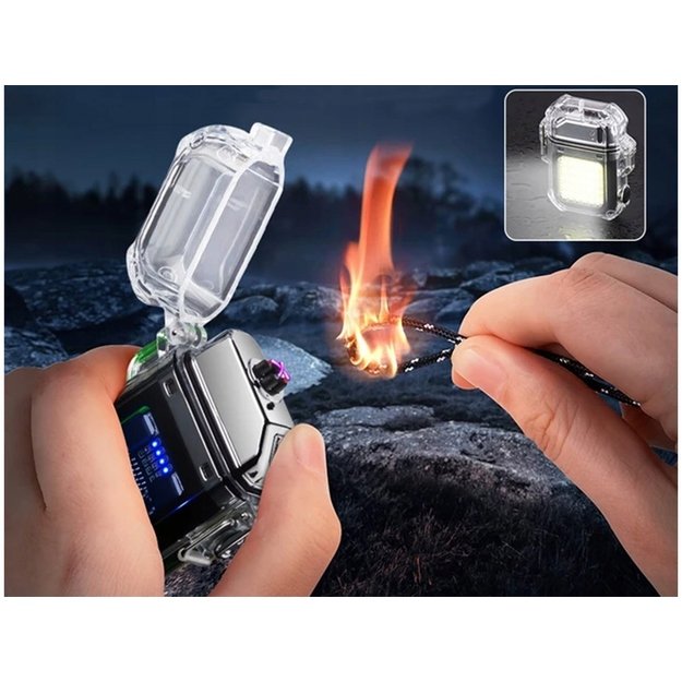 Žiebtuvėlis su LED lempa USB