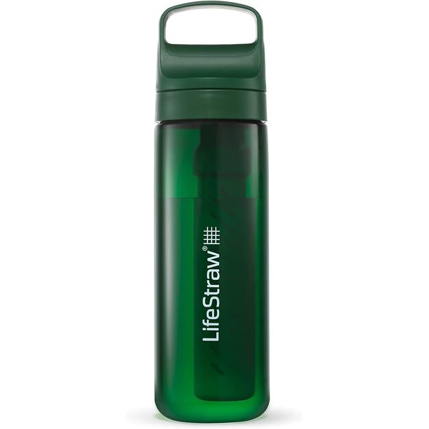 LifeStraw Go 2.2 kelioninė gertuvė su filtru 650 ml. Terrace Green LGV422GRWW