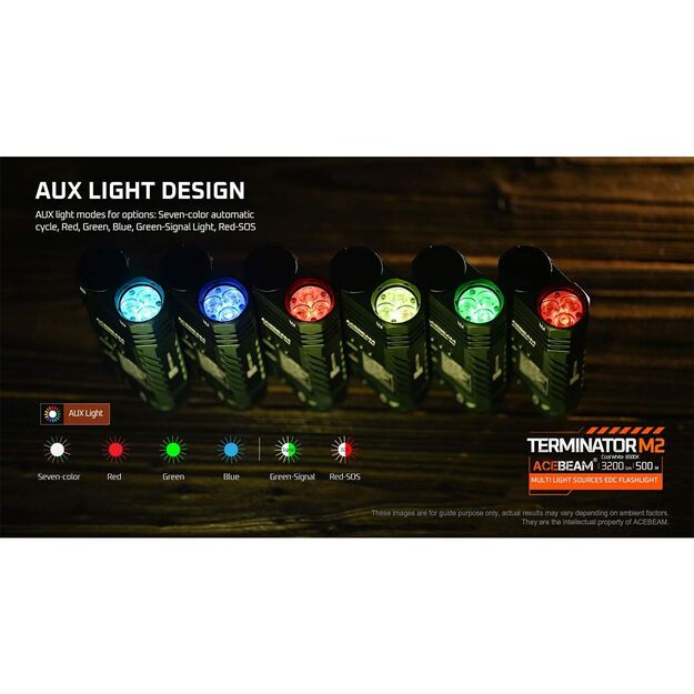 AceBeam Terminator M2 žibintuvėlis 2000lm