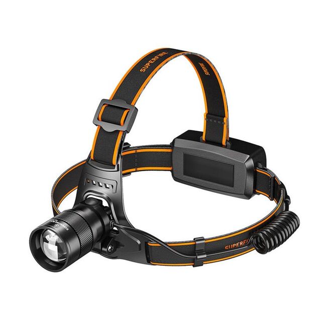 Superfire žibintuvėlis UV - 7W 395Nm ir baltas 6W 520lm. HZ01