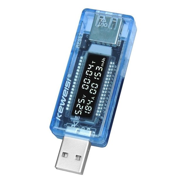 Keweisi USB testeris 4-20V