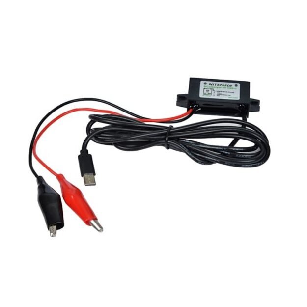 NITEforce DC įkrovimo (5V 2A USB-C) laidas stebėjimo kameroms