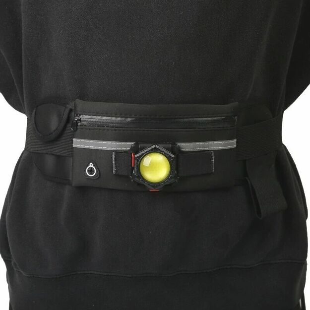 Налобный/наручный фонарик Entac 5 Вт с поясной сумкой