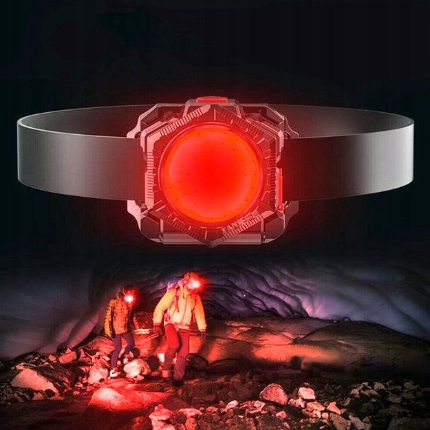 Налобный/наручный фонарик Entac 5 Вт с поясной сумкой