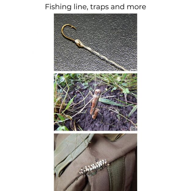 Paracord apyrankė "Cobra" išgyvenimui, Juoda