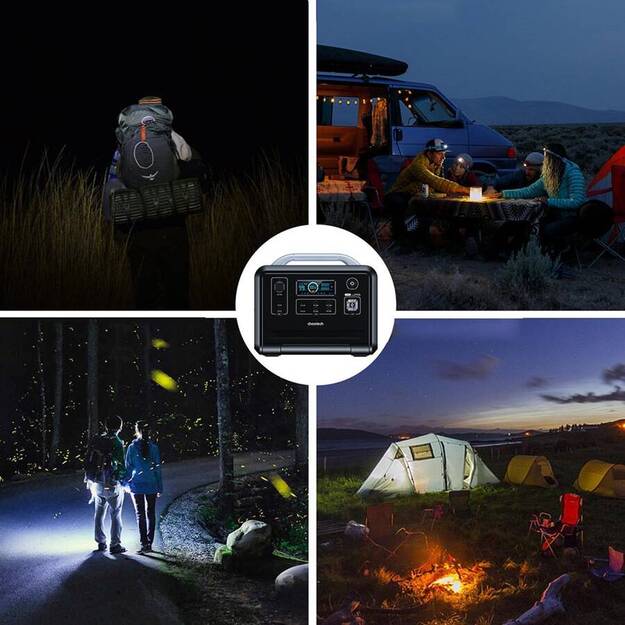 Портативная электростанция Choetech LiFePO4 960Wh 1200W черная (BS005)