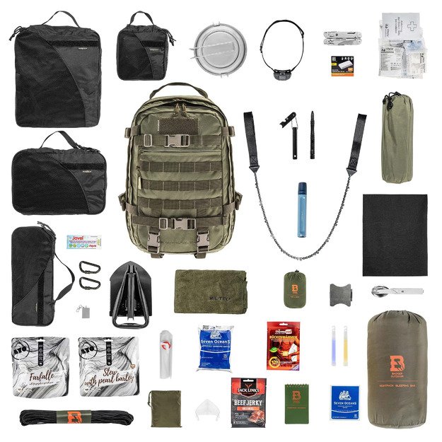 Стандартный эвакуационный рюкзак 30 л - со снаряжением