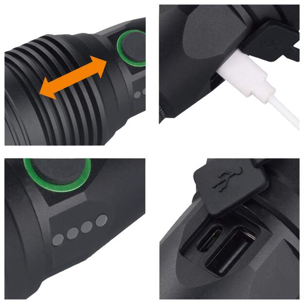 Origin Outdoors LED žibintuvėlis Goliath 6000lm