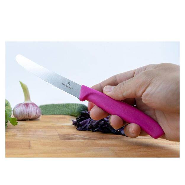 Victorinox Swiss Classic pomidorų ir stalo peilis 11 cm Rožinis 6.7836.L115