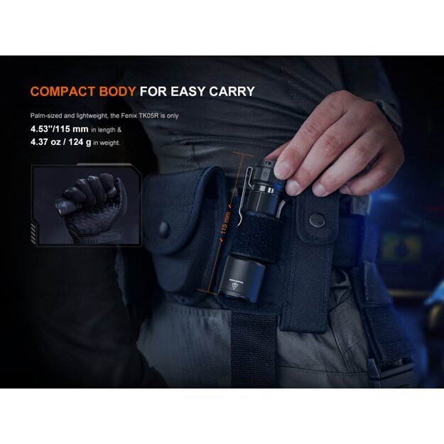 Fenix ​​TK05R LED rankinis žibintuvėlis