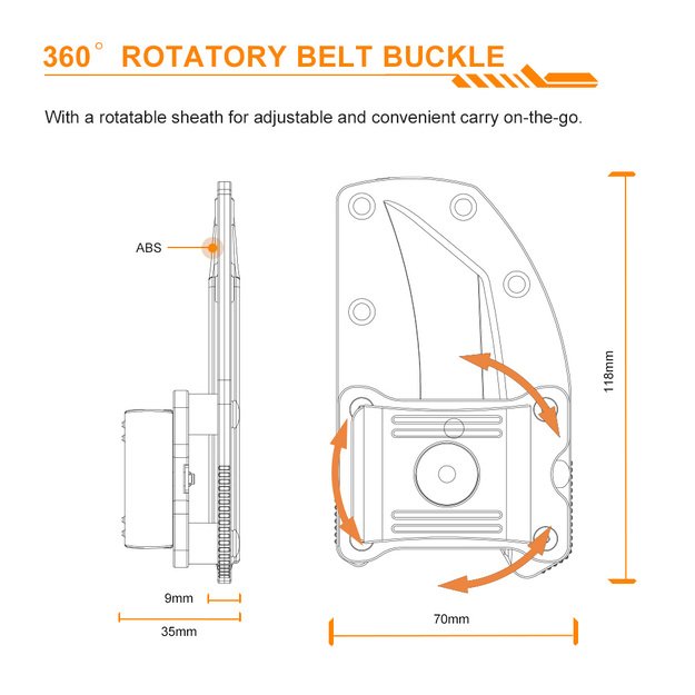 Фиксированный нож Ruike FS68-B