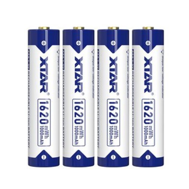 XTAR R03 AAA 1.5V Li-ion 1620mWh 1000mAh - 4 pieces