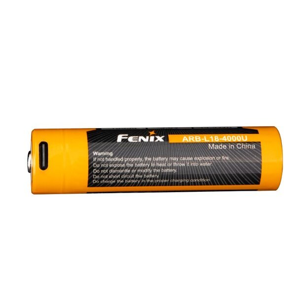 Fenix ​​​​ARB-L18-4000U 18650 Li-Ion baterija, įkraunama USB 4000 mAh