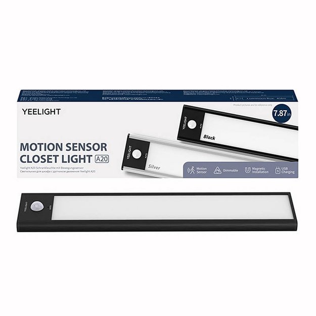 Светильник для шкафа Yeelight черный 20 см 2700K