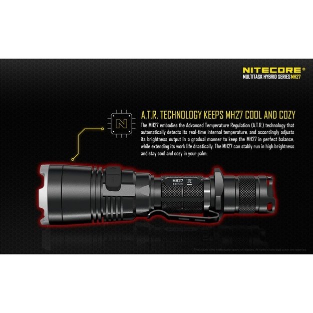 NITECORE MH27 žibintuvėlis su baterija 1834