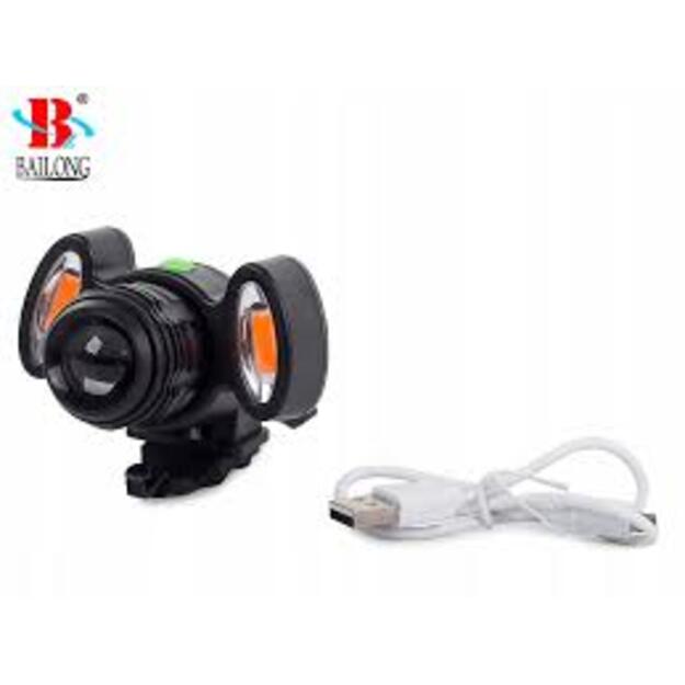 LED dviračio lempa XML T6 2 COB