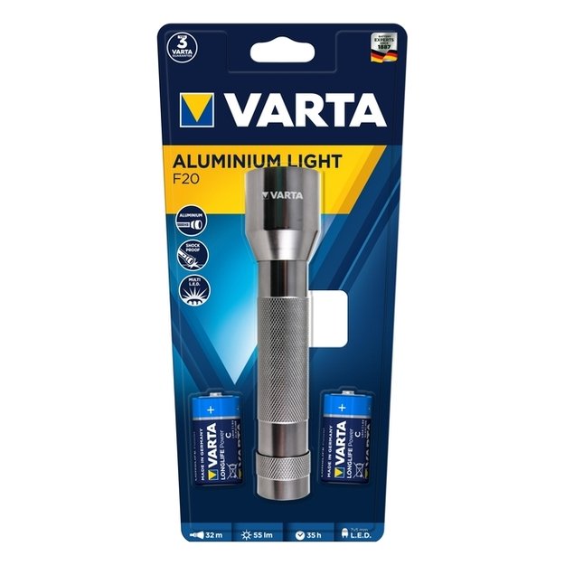 Flashlight Varta Multi LED Aluminium Light 2C 