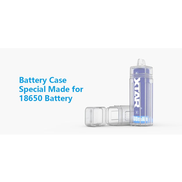 XTAR 18650 baterijos dėklas