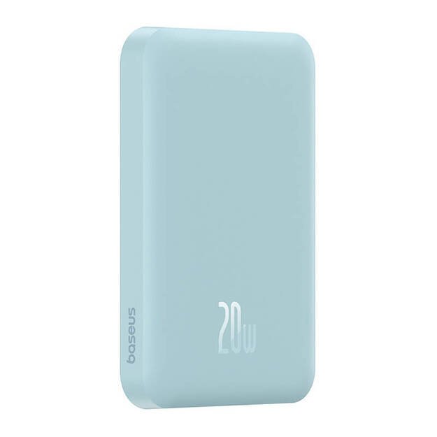Magnetic Mini Powerbank Baseus 5000mAh, USB-C 20W (blue)