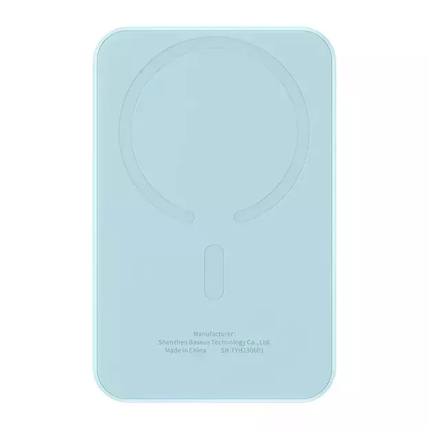 Magnetic Mini Powerbank Baseus 5000mAh, USB-C 20W (blue)