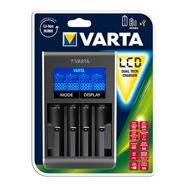 VARTA 57676 Įkroviklis LCD Triple Tech