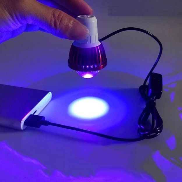 UV lempa USB 5V 5W 395nm