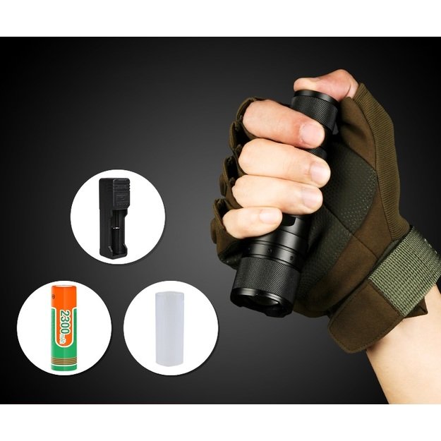 Supfire F3-XPE ZOOM 300lm