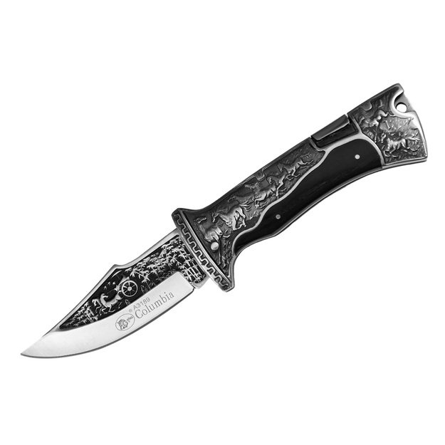 Columbia folding hunting knife N-064B