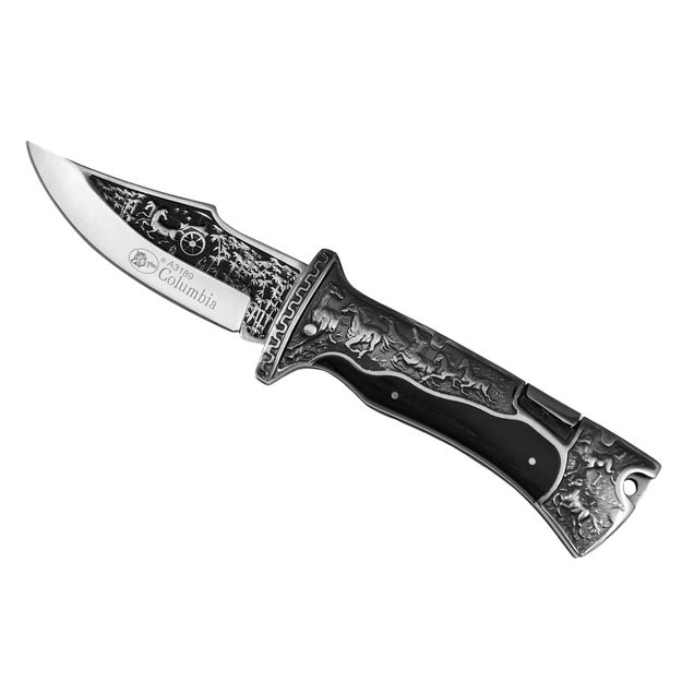 Columbia folding hunting knife N-064B
