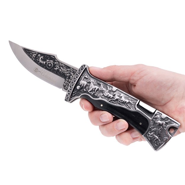 Columbia folding hunting knife N-064B