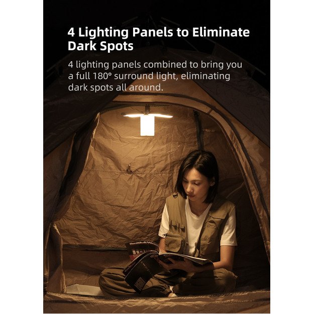 Klarus CL2 sulankstomas stovyklavimo žibintas