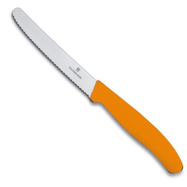 Victorinox Swiss Classic pomidorų ir stalo peilis 11 cm Oranžinis 6.7836.L119