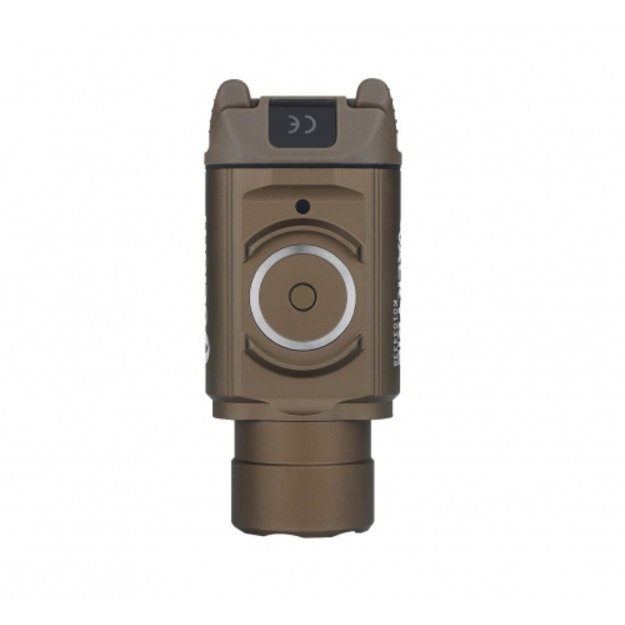 Olight PL-PRO Valkyrie žibintuvėlis ant pistoleto, desert tan