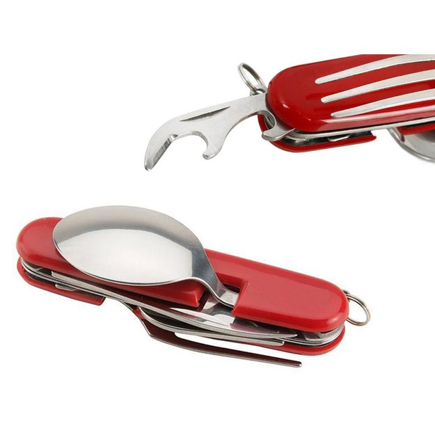 Kišeninis turistinis įrankių komplektas 4x1