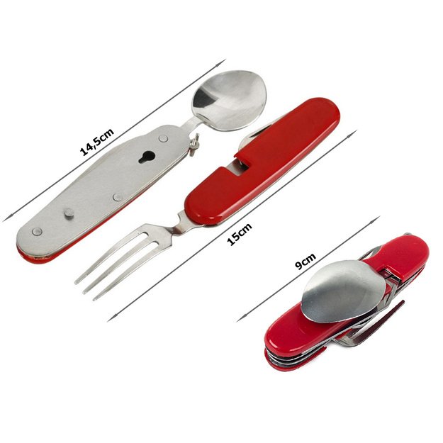 Kišeninis turistinis įrankių komplektas 4x1