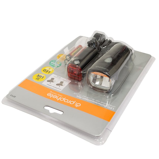 Žibintų komplektas Prophete 30LUX / 15LUX // su baterijomis