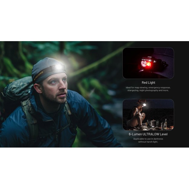 Nitecore HA11 V2 žibintuvėlis ant galvos 240lm