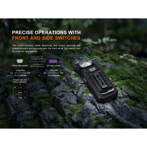 Fenix SW05R-UV White and UV LED Flashlight