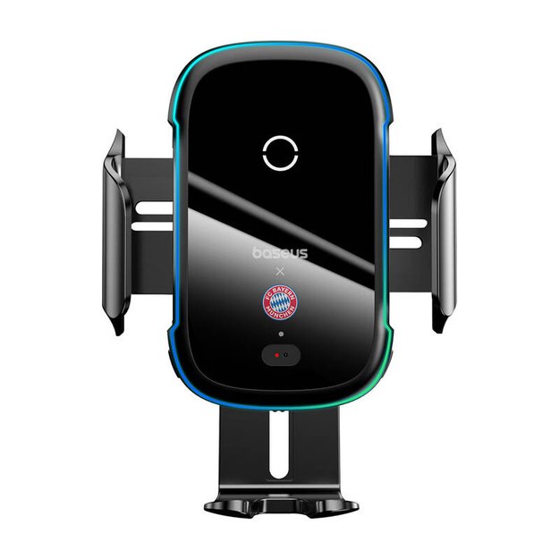 Baseus automobilinis laikiklis su 15 W įkrovikliu (juodas) Bayern leidimas