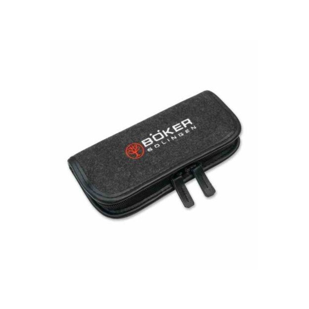 Boker Solingen felt case with zipper BS-0900020